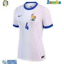 Francuska Dayot Upamecano #4 Gostujuci Dres za Ženska EP 2024 Kratak Rukav